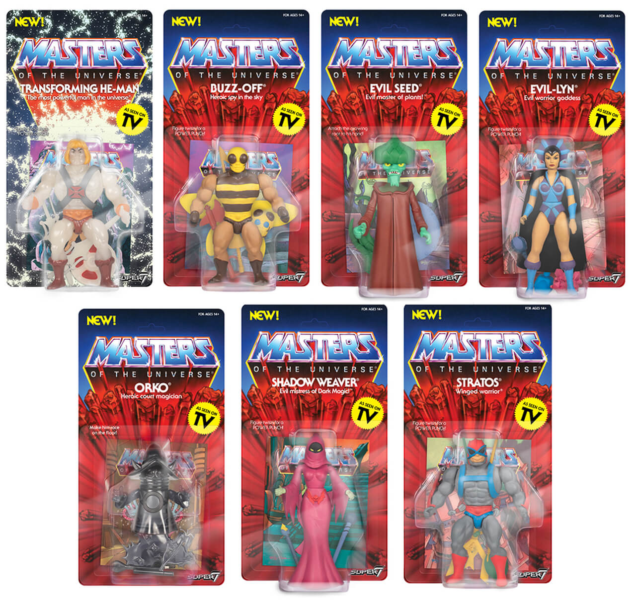 masters of the universe super 7 vintage