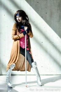 Female Gambit cosplay