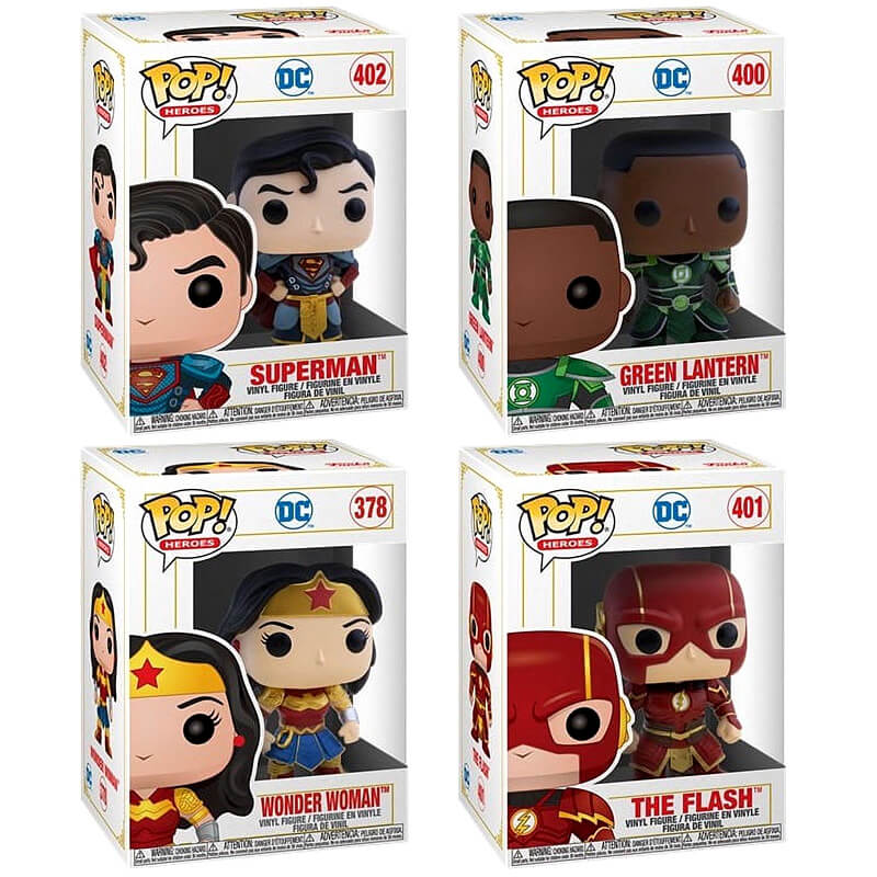 Funko Pop DC Comics Imperial Palace - Superman, Wonder Woman, Green Lantern, Flash