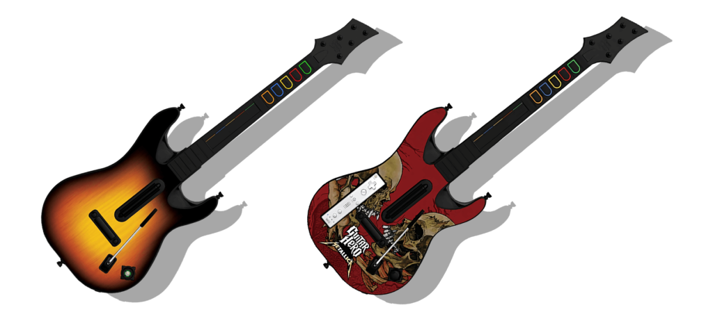Guitar Hero World Tour guitars - Xbox 360, Wii