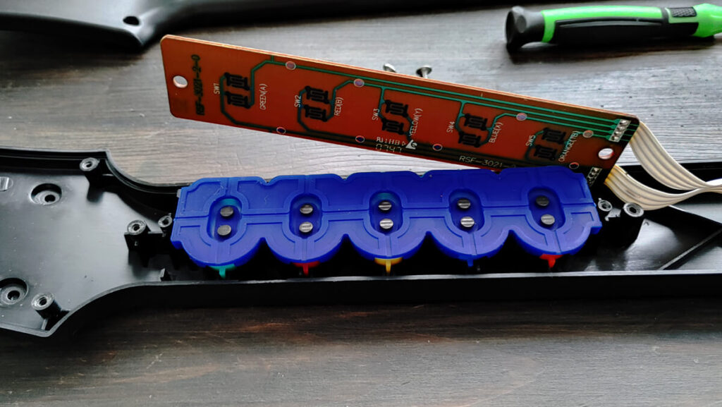 Guitar Hero guitar neck button pads and chip Comic Cons 2023 Dates