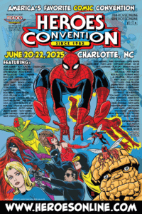 Heroes Con 2025 poster ALLRED_2