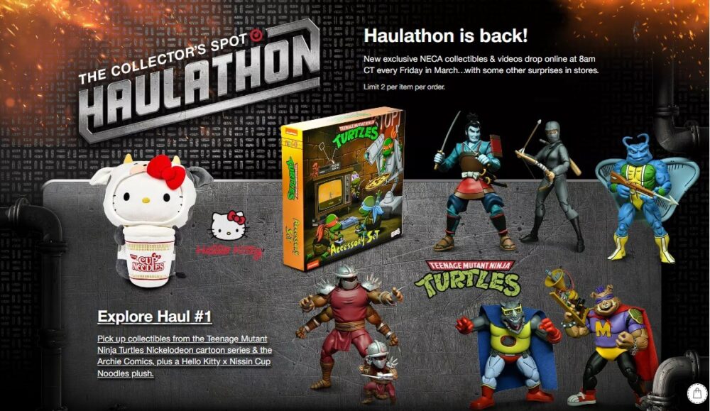 Haulathon (NECA & Target) Dates & Toys List 2023 2024 Comic Con Dates