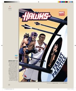 2010 ESPN The Magazine NBA Preview Marvel Cover - Target Practice - Joe Johnson of the Atlanta Hawks
