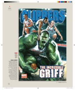 2010 ESPN The Magazine NBA Preview Marvel Cover - The Incredible Griff - Blake Griffin of the Los Angeles Clippers
