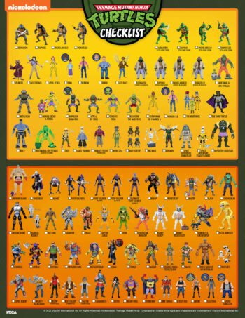 NECA TMNT Toon Checklist | 2024-2025 Con Dates