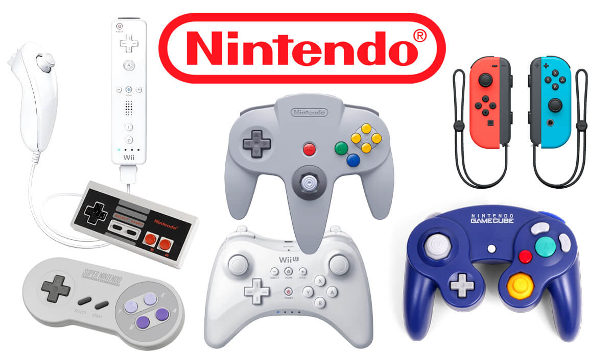 Nintendo console controllers