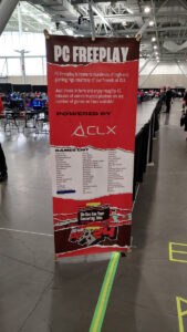 Pax East 2024 photo - PC freeplay sign