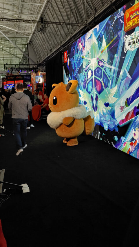 Pax East 2024 photo - Pokemon Eevee photo area | 2024 Comic Con Dates