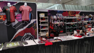 Pax East 2024 photo - event merch booth