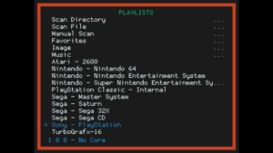 Retroarch - Sony Playstation Playlist