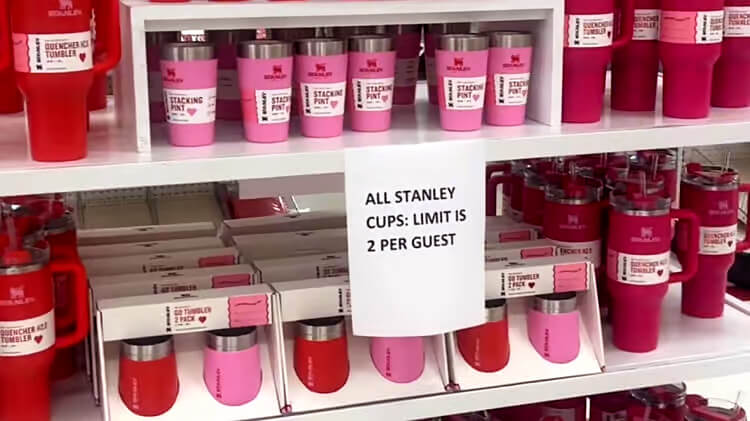 Stanley tumbler Valentine's day @ Target