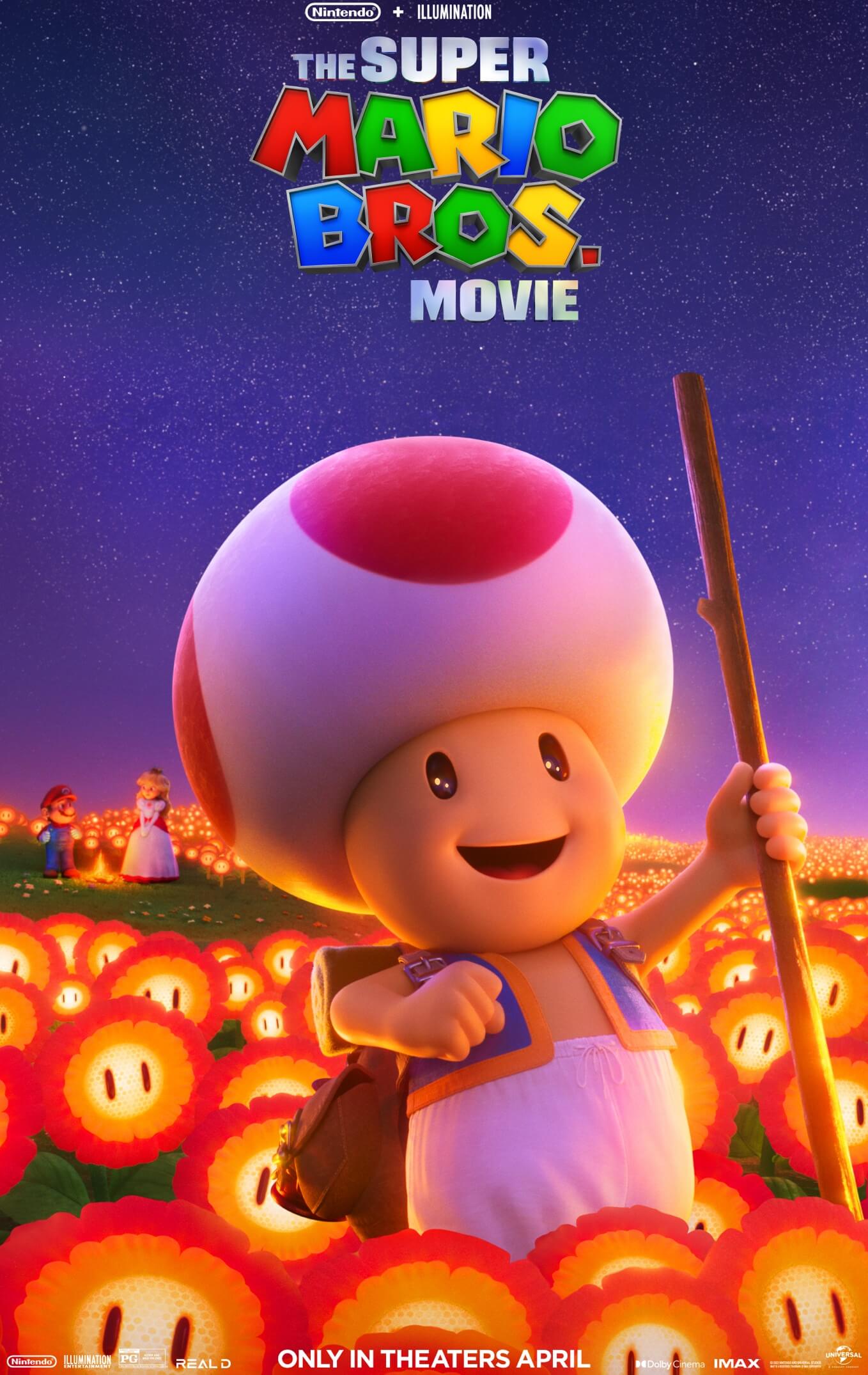 Super Mario Bros. Movie (2023) Poster - Toad 2 | Comic Cons 2023 Dates