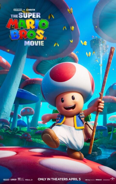 Super Mario Bros. Movie (2023) Poster - Toad | 2024-2025 Con Dates