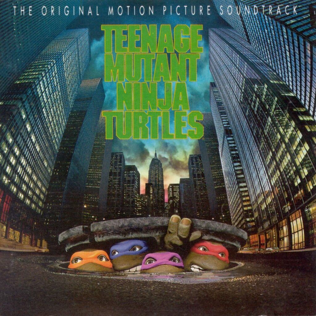 TMNT 1990 soundtrack cd cover