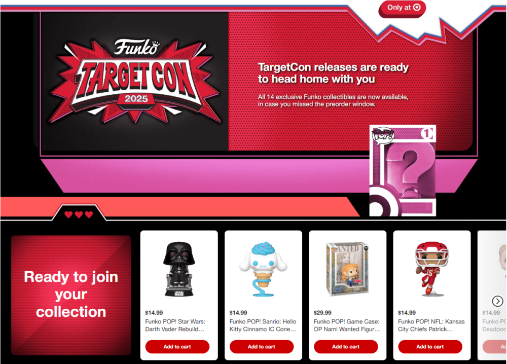 Target Con Dates & Toys List | 2025 Conventions