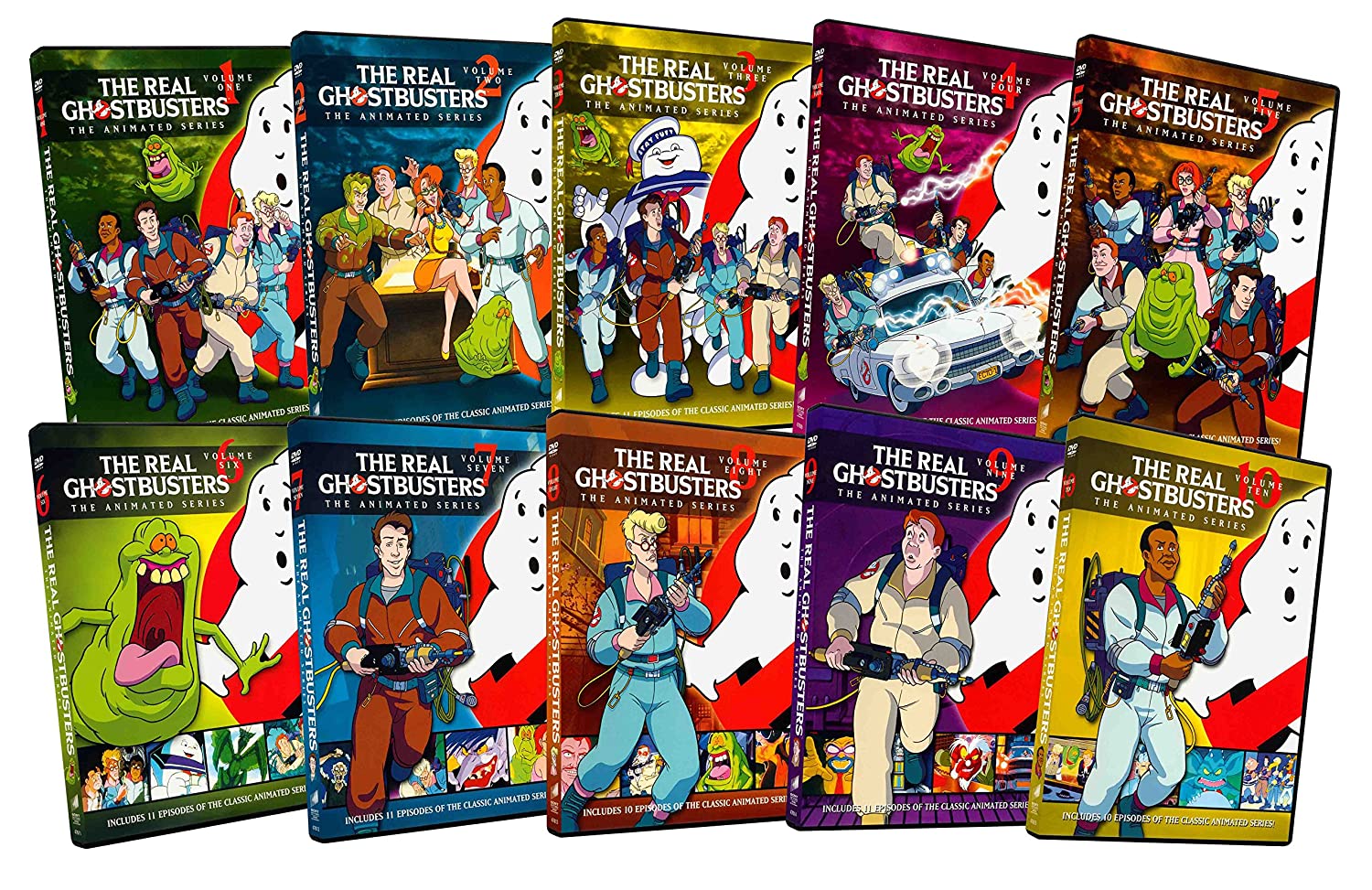 The Real Ghostbusters DVD set single volume packaging