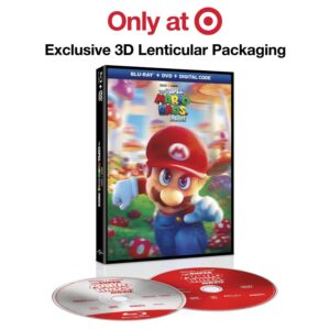 The Super Mario Bros. Movie Blu-ray - 3D Lenticular Packaging (Target Exclusive)