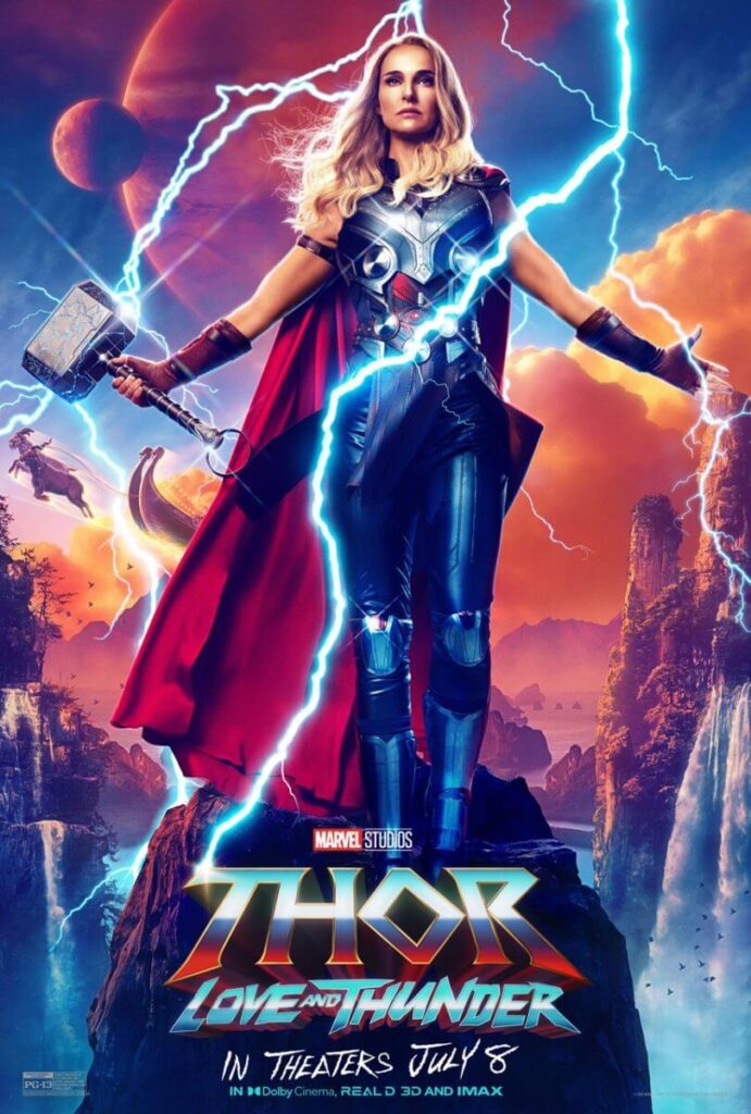 Thor Love and Thunder poster Jane Foster 2024 Comic Con Dates