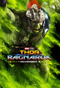 Thor Ragnarok poster Hulk