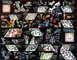 Transformers 1986 catalog autobots decepticons