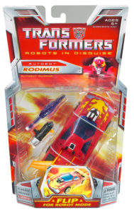 Transformers Classics Rodimus box