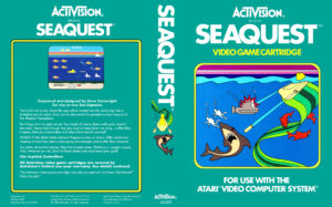 (Atari 2600) Seaquest box art