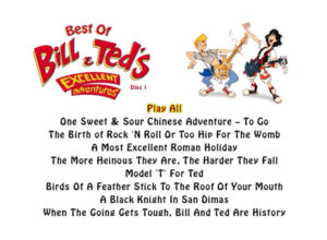 bill and ted excellent adventures animated series dvd disc 1 menu