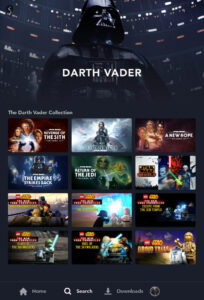 Disney+ Search by Darth Vader