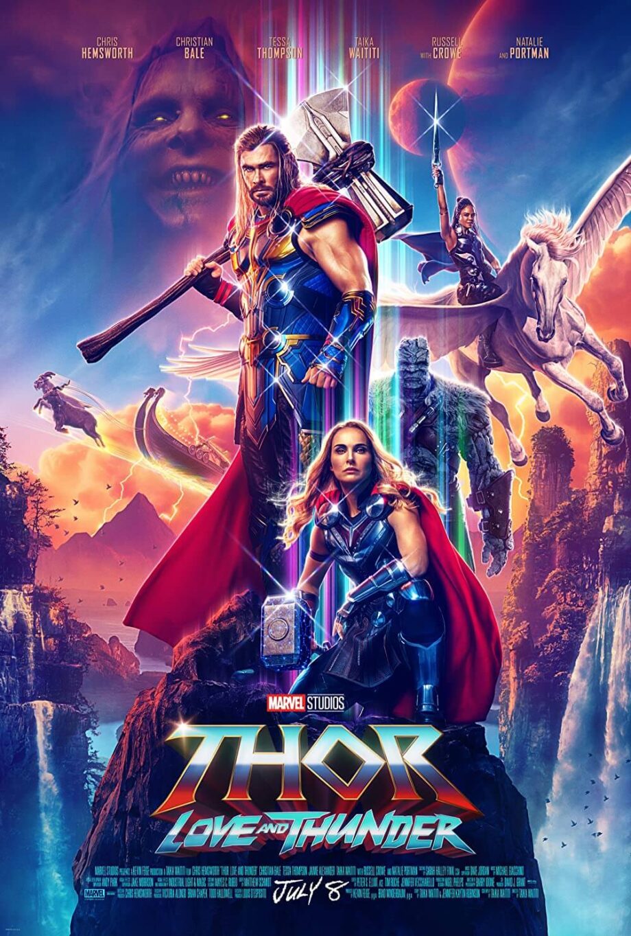 Thor Love and Thunder movie poster 2024 Comic Con Dates