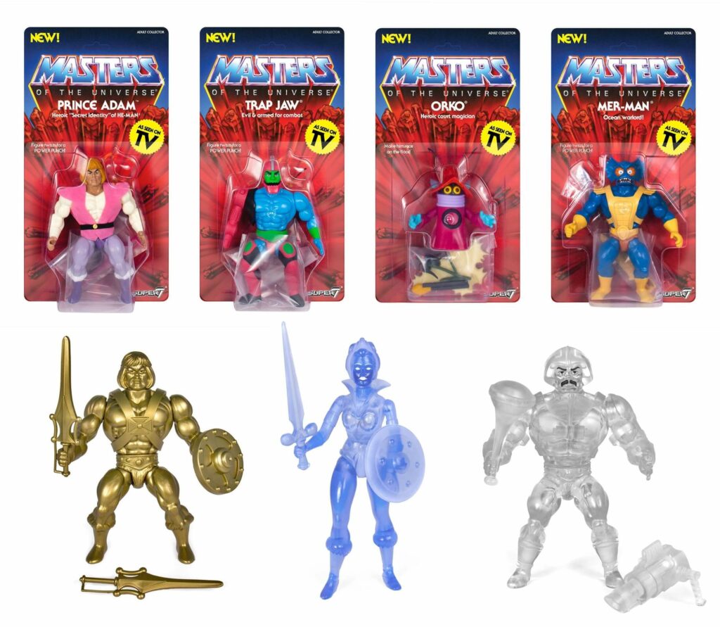 Masters of the Universe Retro Style Figure Transforming He-Man Super7 