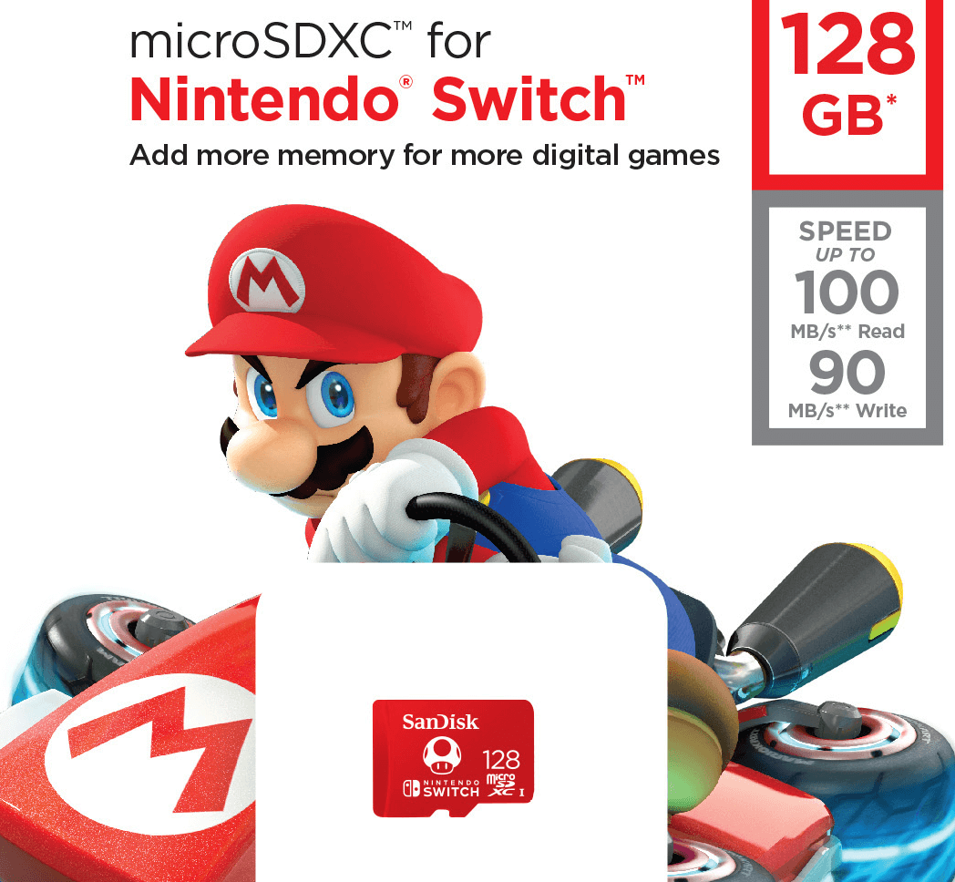 Nintendo Switch microsd card