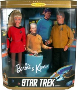 Star Trek Ken & Barbie Set box